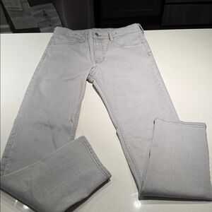 H&M Slim Fit Light Gray Pants